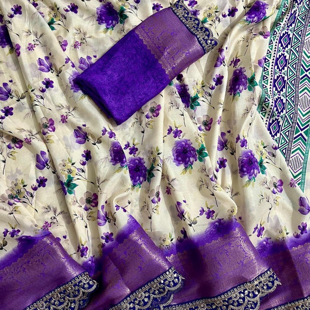 Tushar silk saree